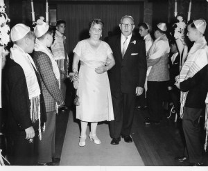 Esther (Fera) and David Aptekar at my father's bar mitzvah.