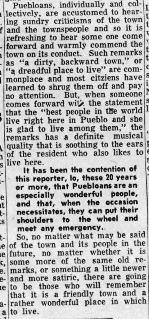 Apologia for Pueblo, Colorado, by Marilyn Buchanan.